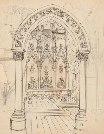 Interior Of The Gothic Hall