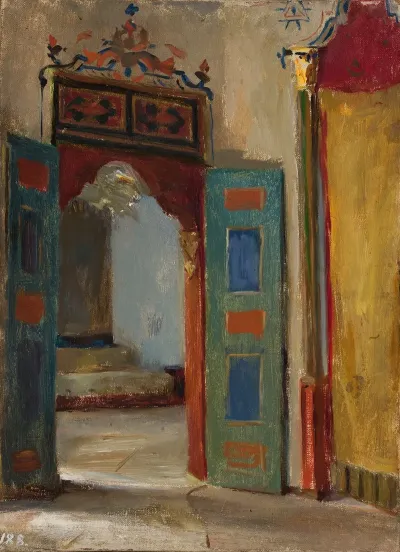 Interior Of The Khans Palace In Bakhchisaray From The Journey To Crimea