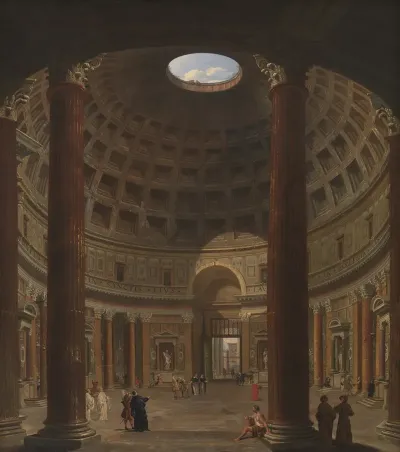 Interior Of The Pantheon Rome