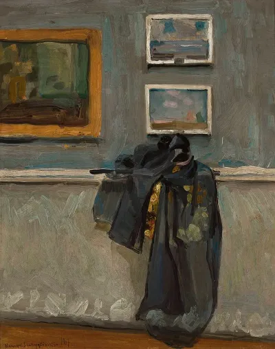 Interior Of The Posthumous Exhibition Of Jan Stanislawski