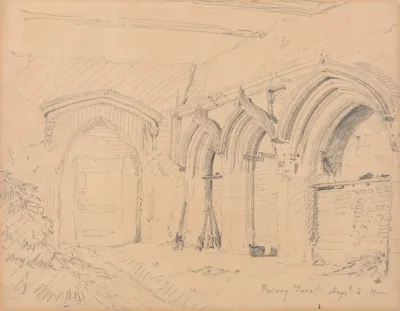 Interior Of The Ruins Of Yarmouth Priory