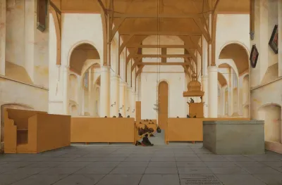 Interior Of The Sint Odulphuskerk In Assendelft