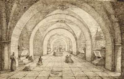 Interior Of The Tomb Of Louis Phillippe And The Orleans Family