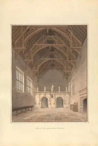 Interior View Of The Hall At Rushton
