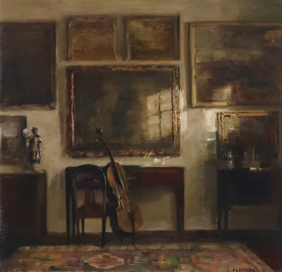 Interior With A Cello