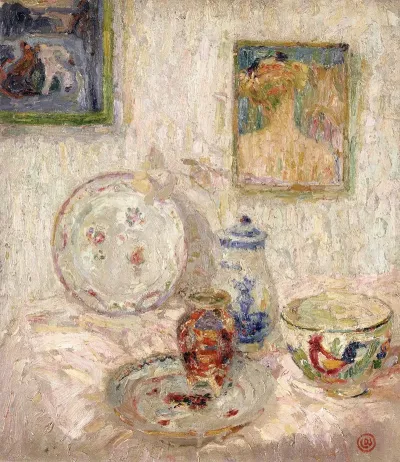 Interior With China And Dinnerware