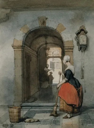 Interior With Servant