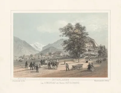 Interlaken La Jungfrau Et Lhotel Ritschard
