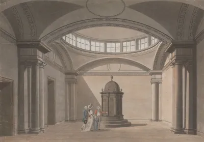 Internal View Of The Four Per Cent Reduced Annuity Office At The Bank Of England