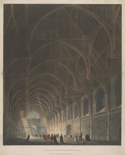 Internal View Of Westminster Hall 2