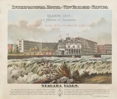 International Hotel With New Parlors On The Rapids