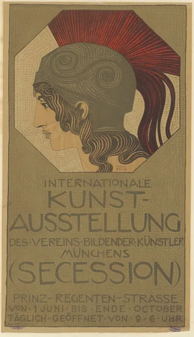 International Kunst Ausstellung Munchens Secession Von 1 Juni Bis Ende October