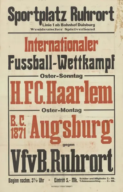 Internationaler Fussball Wettkampf