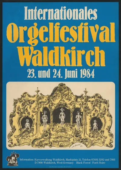 Internationales Orgelfestival Waldkirch23 Und 24 Juni 1984