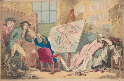 Intrusion On Study Or The Painter Disturbed