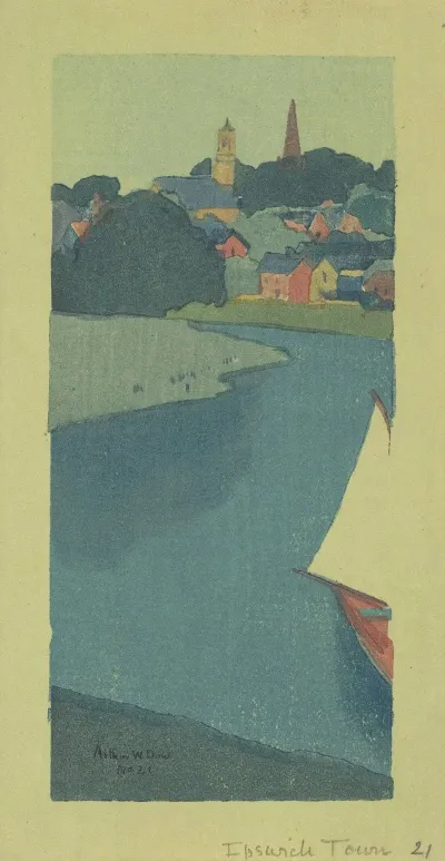 Ipswich Town Or Harbor Scene