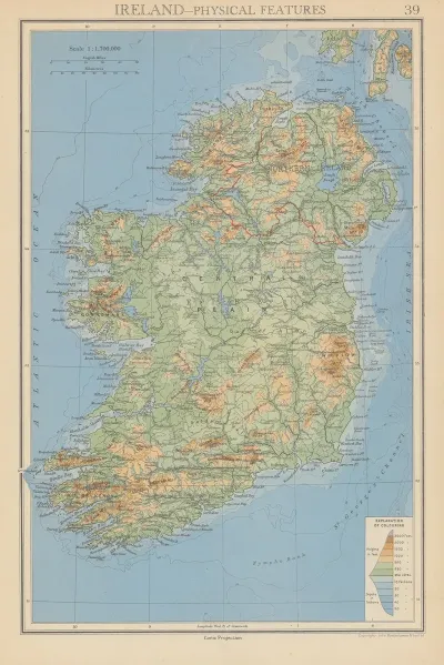 Ireland Physical Features