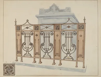 Iron Gate And Fence 10