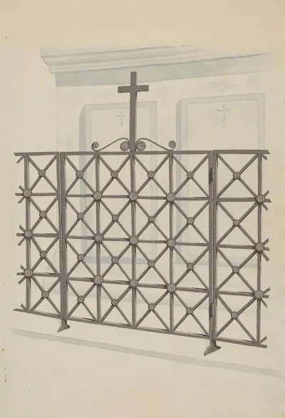 Iron Gate And Fence 9