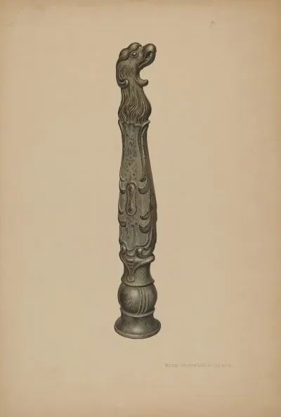 Iron Hitching Post 3