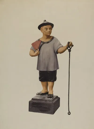 Iron Hitching Post