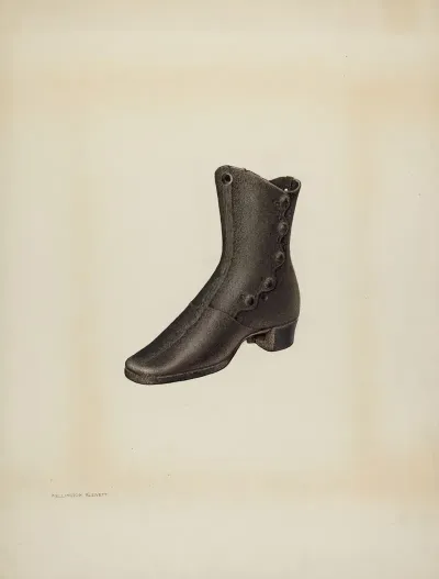 Iron Mannequin Shoe
