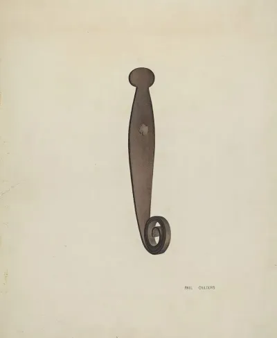 Iron Shutter Latch