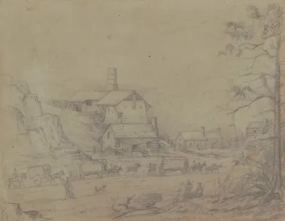 Iron Works Near Waynesboro Tennessee April 1 1862