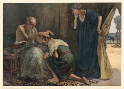 Isaac Blesses Jacob 2