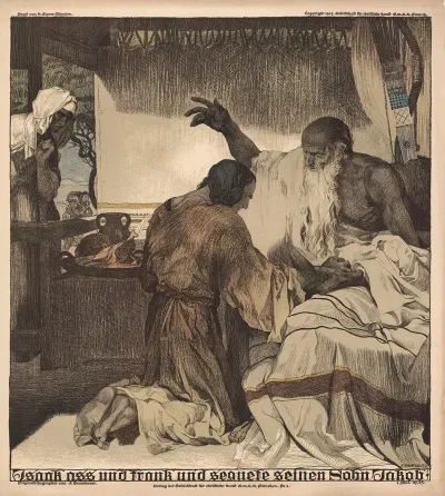 Isaac Blesses Jacob 4
