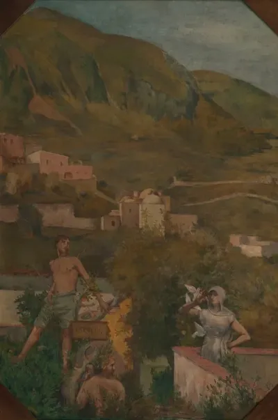 Ischia Scene Antique
