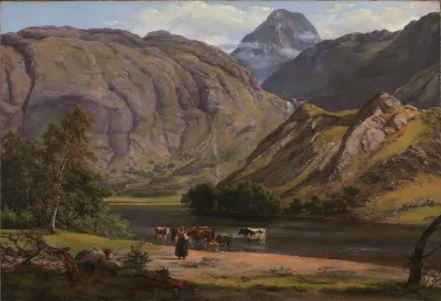 Isdalen At Svartediket Near Bergen
