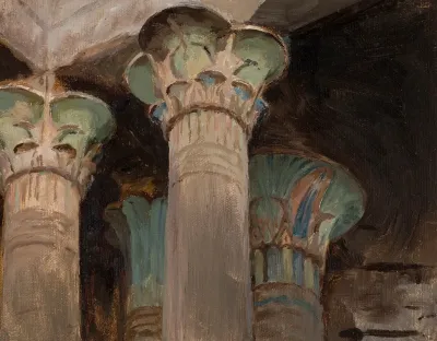 Isis Capitals In The Temple Of Isis From The Journey To Egypt