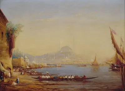 Istanbul Ansicht Des Hafens