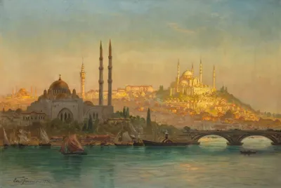 Istanbul Valide And The Suleymaniye Mosque