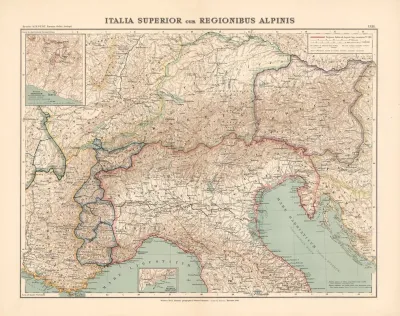 Italia Superior Vum Regionibus Alpinis