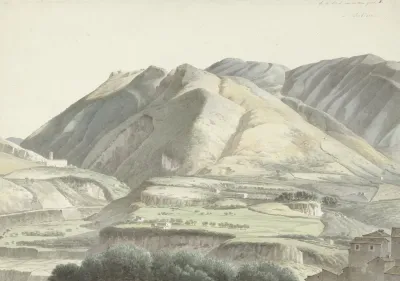 Italiaans Landschap Bij Subiaco 2