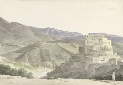 Italiaans Landschap Bij Subiaco