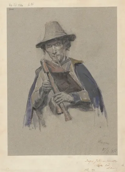 Italian Bagpiper