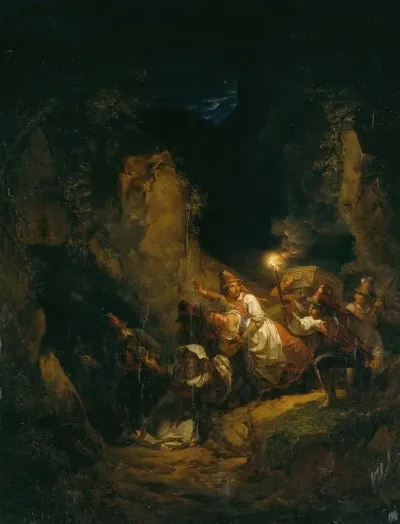 Italian Bandits Abducting Some Women
