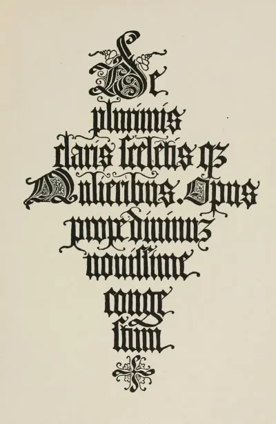 Italian Blackletter Title Page