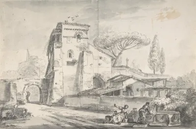 Italian Country House Beside A Road