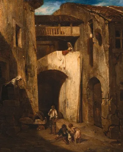 Italian Courtyard 2