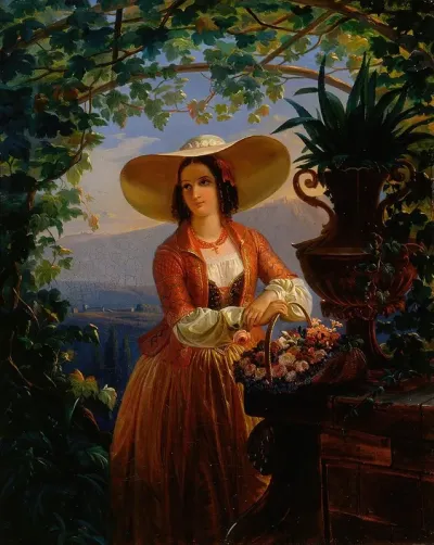 Italian Flower Girl