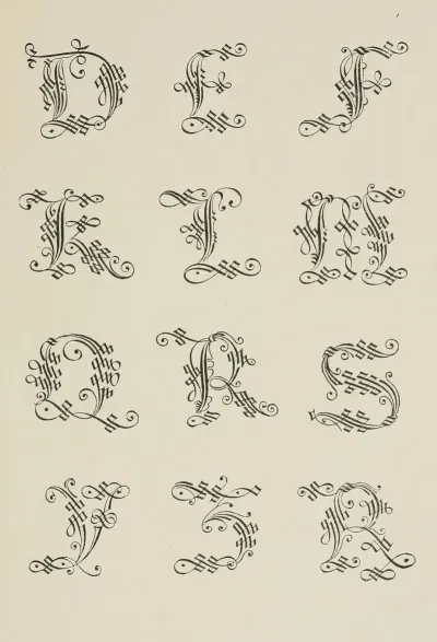 Italian Gothic Initials 2
