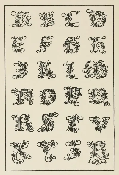 Italian Gothic Initials 3