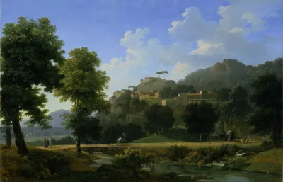 Italian Landscape Le Paysage Ditalie