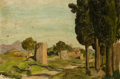 Italian Landscape Rome Via Appia