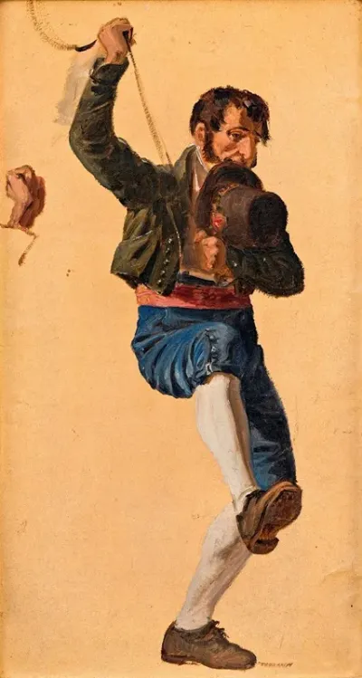 Italian Study For The St Anthony Feast Day In Rome