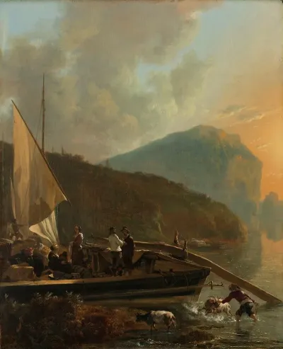 Italianate River Landscape 2